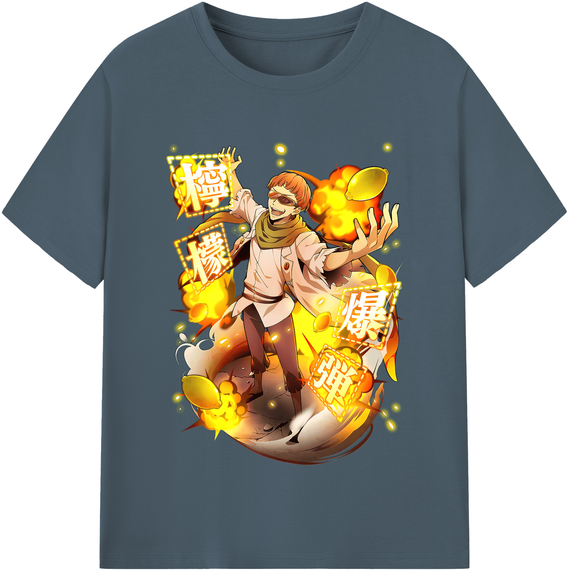 （画像用） 文豪ストレイドッグス Bungo Stray Dogs 綿100％半袖Tシャツ（フロントプリント）